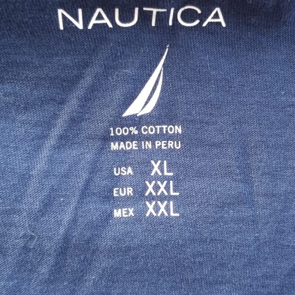 Nautica Nautical Anchor Star Top Sz XL VGUC - Picture 2 of 3